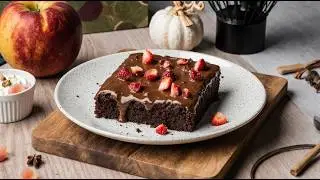 Chocolate Banana Brownie in 5 Minutes! No Flour, Only 3 Main Ingredients