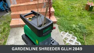 Garden Cleanup Made Easy! GARDENLINE / EINHELL GLLH 2849 Roller Shredder - make own mulch