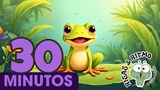 🎤 Música infantil para niños curiosos 🐸 | Conoce a la Rana Saltarina 🌧️🌼