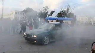 محمد العريبي 540i E34 Drift benghazi libya | حلقة نقشة