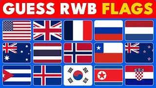 Red, White & Blue Flag Challenge: Can You Guess Them All?