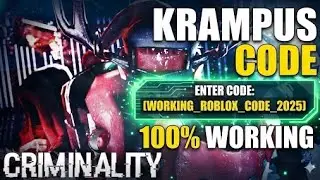 CRIMINALITY CODES [KRAMPUS] | ⚠️ ROBLOX CODES 🎁