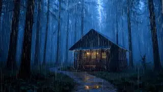 Heavy Forest Rain with Gentle Thunder | Deep Sleep, Stress Relief & Relaxation - 50