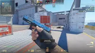 Counter Strike 2 - Vertigo 1v3 Glock-18 l Steel Disruption gameplay!!!
