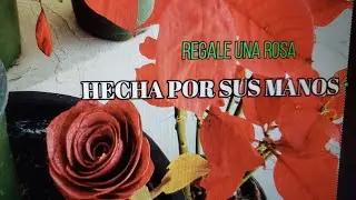Como se Hace una Rosa de  Madera