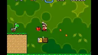 Super Mario World Glitch - Turning Yoshi into a Berry