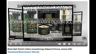 Black Wall Street's Online Aromatherapy 1921 Natural Perfume Gifts #blackownedbusinessess #beauty