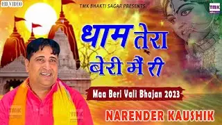 Maa Beri Vali Bhajan 2023 ! धाम तेरा बेरी मै री ! Narender Kaushik !  beri wali mata ke bhajan
