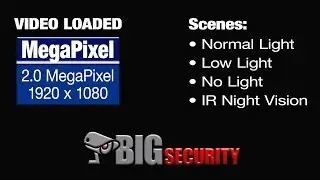 Security Camera Sample Video - 2.0 Megapixel CMOS 1920 x 1080