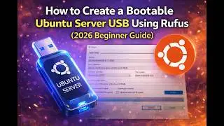 How to Create a Bootable Ubuntu Server USB Using Rufus (2026 Beginner Guide)
