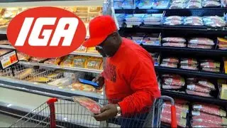 GROCERY SHOPPING AT IGA WITH MY BOYFRIEND 🛒 