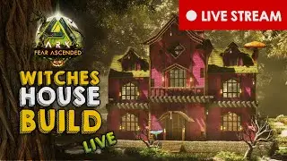 🔴 LIVE NOW: Building a WITCH&rsquo;S HOUSE for Halloween! 🕯️🏚️ | ARK: Survival Ascended