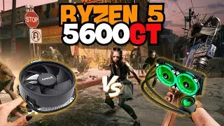 RYZEN 5 5600GT  - COOLER BOX AMD vs WATER COOLER BARATO
