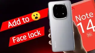 Redmi note 14 5g me face lock kaise lagaye |How to set face lock setting in Redami note 14 5g