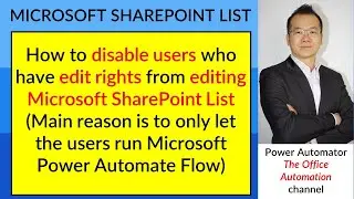 How to disable users with edit rights from editing Microsoft SharePoint List