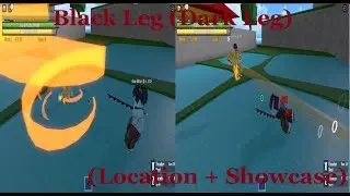 Black Leg (Dark Leg) Location + Showcase | KING PIECE | ROBLOX |