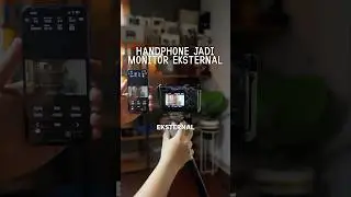 HP jadi monitor eksternal kamera😱