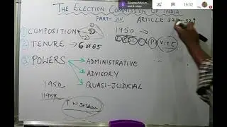 Constitutional Law Election Commission Part 1
