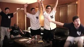 Yankees Fan Reaction - Wild Card - Athletics 2 Yankees 7