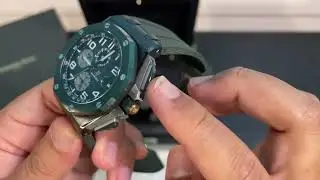 Audemars piguet royal oak offshore black/green ceramic
