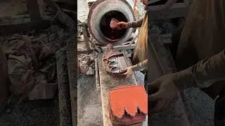 How Red Cement Tiles Are Made | Satisfying Concrete Tile Manufacturing Process
