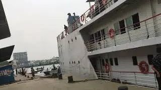 M V Modhumoti Chandpur Barishal | Sadarghat Launch Terminal | সদরঘাট লঞ্চ টার্মিনাল | চাঁদপুর লঞ্চ