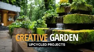 DIY Home Projects Transform Your Garden with Creative Upcycled Decor Ideas