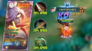 ZILONG WTF ATTACK SPEED BUILD 2025!! INSANE 200% SPEED HACK!💀 (MUST TRY) GLOBAL ZILONG BEST BUILD!!