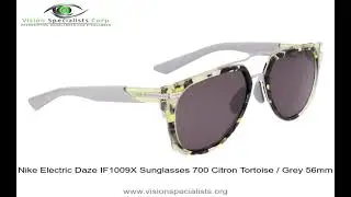 Nike Electric Daze IF1009X Sunglasses 700 Citron Tortoise   Grey 56mm