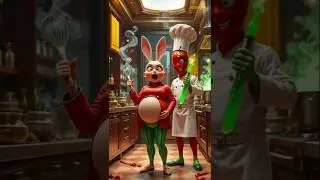 ❤️🐇 Evolution of Rabbit: Pregnant and Trapped in an Experimental Kitchen 🍳😱✅✨ #cat #cute #love