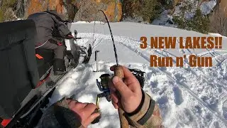 Remote Lake Trout ICE FISHING (Exploring Brand New Lakes)