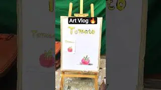 Tomato 🍅 short video art #viral #shorts #fun #art #drawing #subscribe