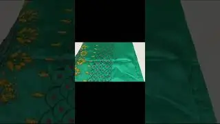 Shrans Boutique collection Kantha Stitch Saree SB130