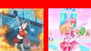 Love Live Nijigasaki &times; Aikatsu Friends - DIVE &times; Open Your Heart Full Mashup