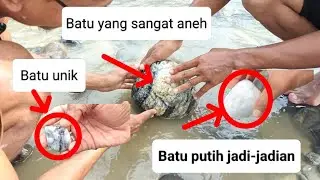 Berburu Batu hias yang aneh dan unik #batuakik #batupermata #nature 