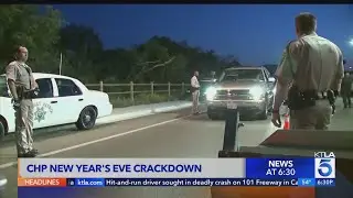 California Highway Patrol cracks down on drunk, reckless drivers on New Year's Eve