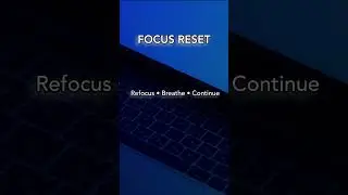 Focus Reset | 40Hz Gamma Brainwave Music for Clarity & Flow #shorts