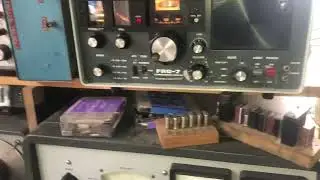 The very impressive almost Completely homebrew of shack￼￼ of Drew diamond VK3XU￼