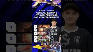 ТОП-5 ЛУЧШИХ МЕТА ЛЕСНИКОВ от TEAM SPIRIT MLBB! ТИР ЛИСТ MOBILE LEGENDS! ГАЙД ДЛЯ НОВИЧКОВ МЛББ
