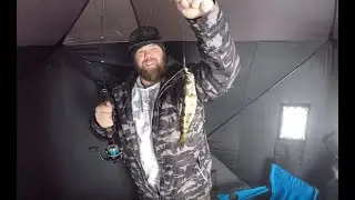 Monster Adventures TV - Ice fishing for perch and walleye on Lake Stoco