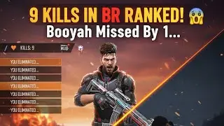 DOMINATING BR Ranked with 9 Kills! end. Heartbreak at the end🥺 #freefireclips #video 