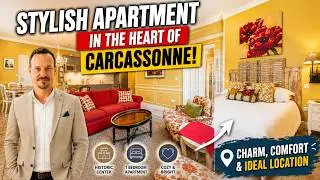 🏡 Fully Furnished Carcassonne Apartment 🇫🇷 | Walk Everywhere ✨ #carcassonne #movetofrance