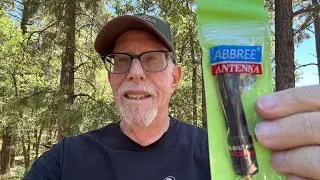 Test and Review of the Abbree AR-806+ Stubby Antenna for HT Walkie Talkies.