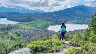 Hiking Pyramid Lake Loop // Jasper National Park #jasper