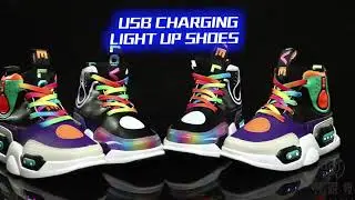 LED Light Up Shoes for Boys Girls Kids Flashing Sneakers