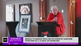 Orioles name their press box after Jim Henneman, a longtime writer and official scorer