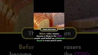 Before Rubber Erasers #shorts #shortsvideo #viral #facts #bread