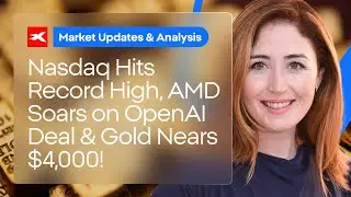 📈 Global Market Update: Nasdaq Hits Record High | AMD Soars on OpenAI Deal | Gold Nears $4,000!