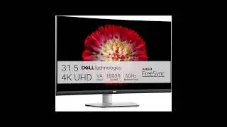 Review: Dell S3221QS 32 Inch Curved 4K Monitor | Ultra-Thin Bezel, FreeSync
