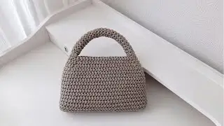 Все модницы будут ее покупать! Стильная вязаная сумка 